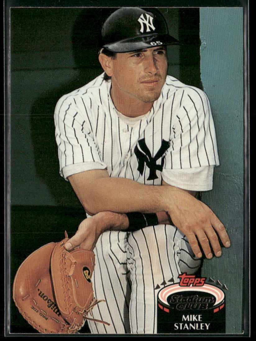 Mike Stanley 1992 Stadium Club #741 New York Yankees