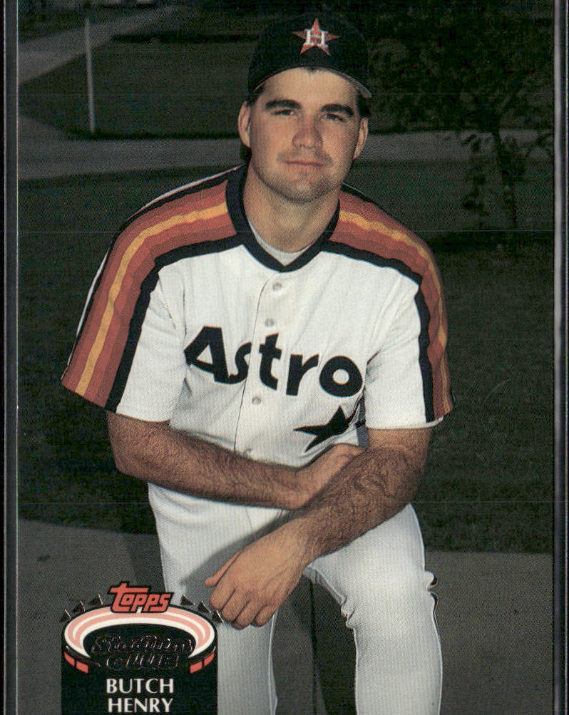 Butch Henry 1992 Stadium Club #742 RC Houston Astros