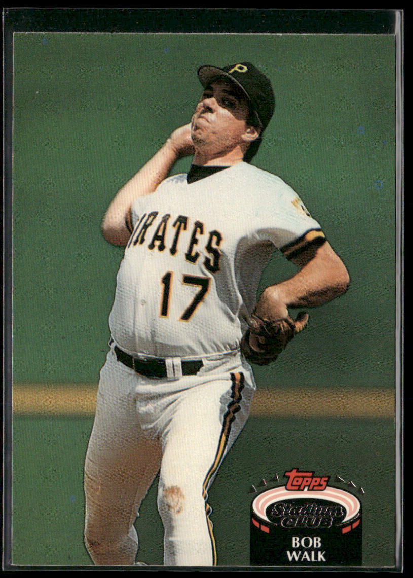 Bob Walk 1992 Stadium Club #746b Pittsburgh Pirates