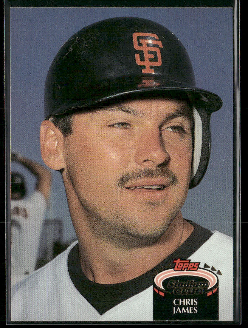 Chris James 1992 Stadium Club #747 San Francisco Giants