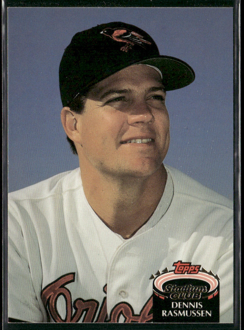 Dennis Rasmussen 1992 Stadium Club #749 Baltimore Orioles