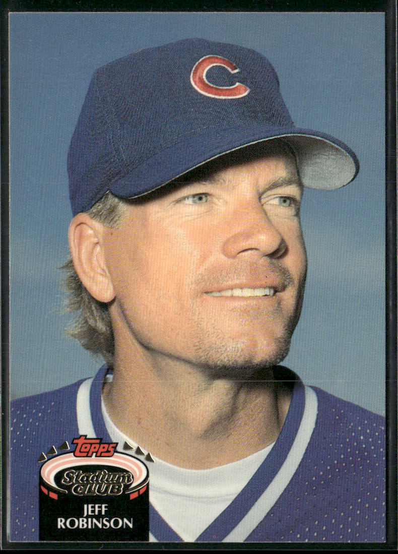 Jeff Robinson 1992 Stadium Club #756b Chicago Cubs