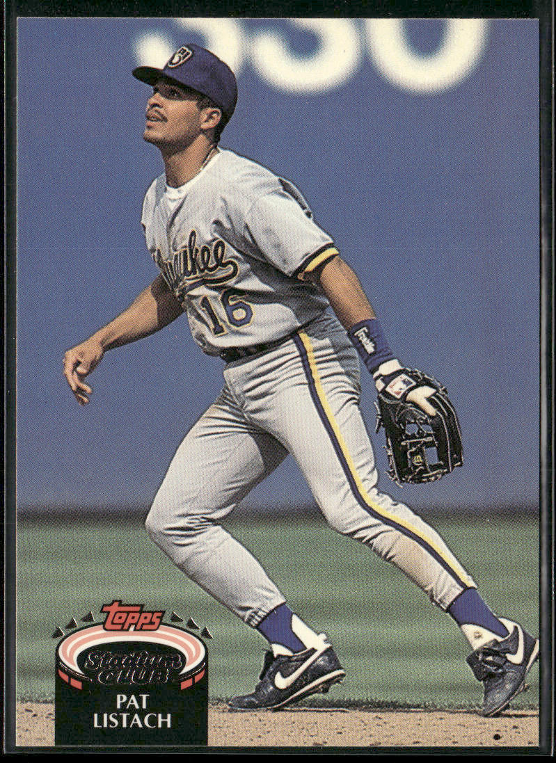 Pat Listach 1992 Stadium Club #757 RC Milwaukee Brewers