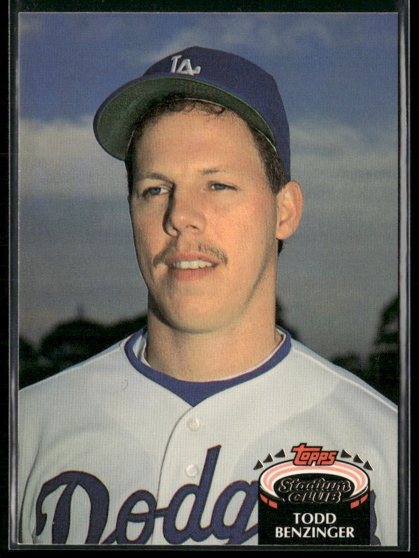 Todd Benzinger 1992 Stadium Club #764b Los Angeles Dodgers