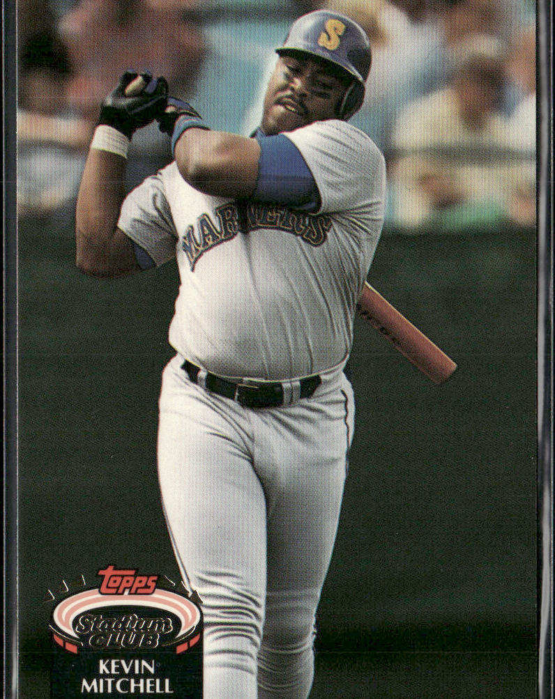 Kevin Mitchell 1992 Stadium Club #765b Seattle Mariners