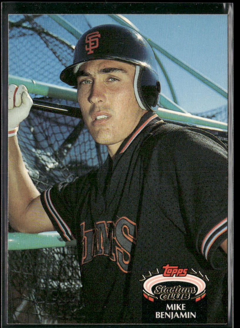 Mike Benjamin 1992 Stadium Club #314 San Francisco Giants