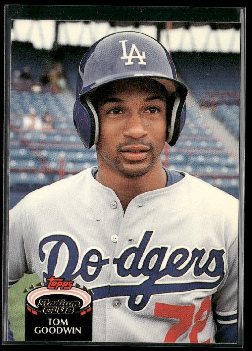 Tom Goodwin 1992 Stadium Club #322 Los Angeles Dodgers