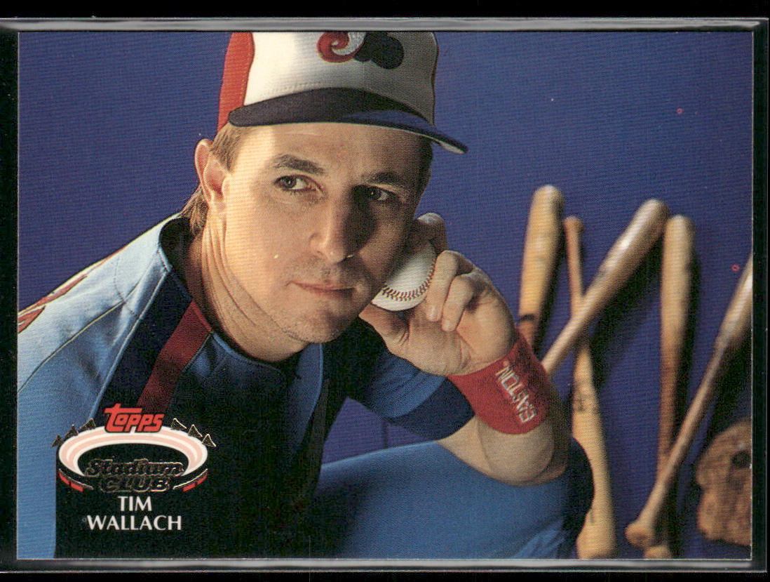 Tim Wallach 1992 Stadium Club #340 Montreal Expos