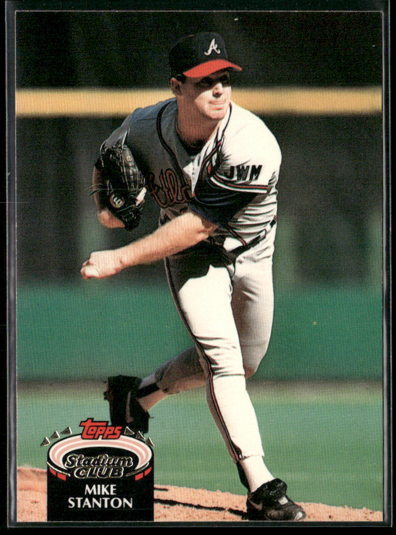Mike Stanton 1992 Stadium Club #344b Atlanta Braves