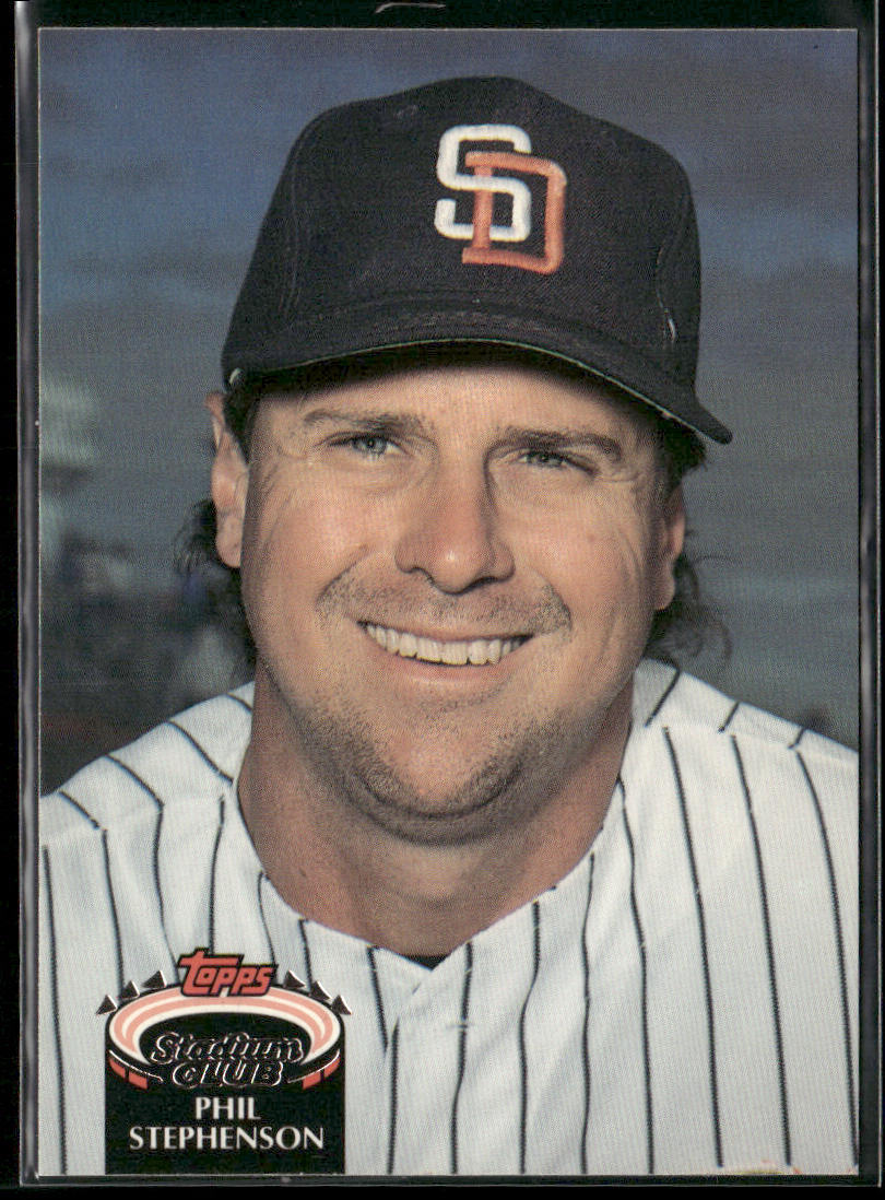Phil Stephenson 1992 Stadium Club East Coast National #684 San Diego Padres