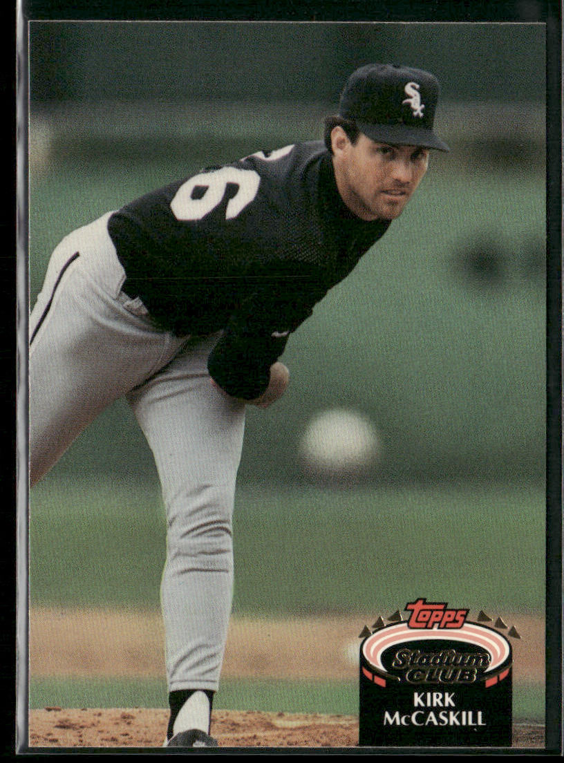 Kirk McCaskill 1992 Stadium Club #688b Chicago White Sox