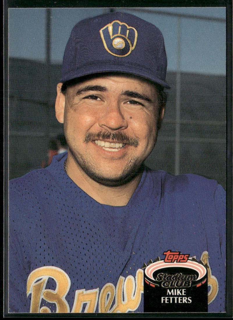 Mike Fetters 1992 Stadium Club #696 Milwaukee Brewers