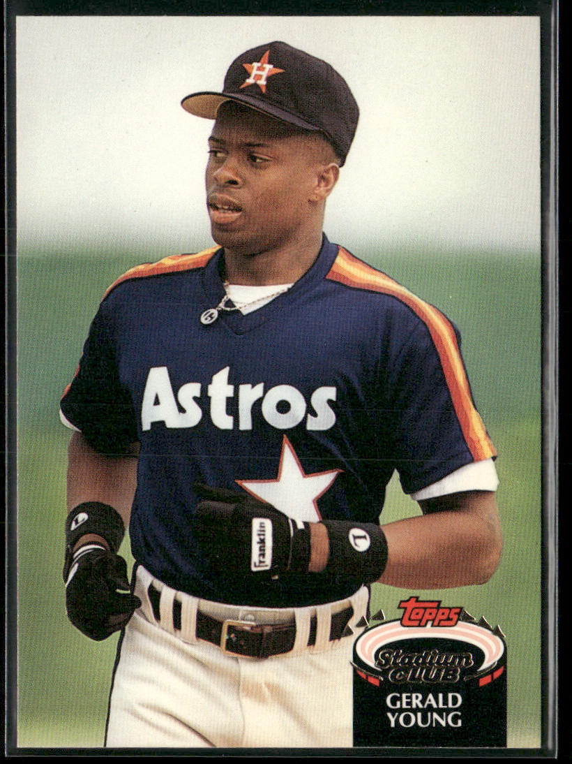 Gerald Young 1992 Stadium Club #355 Houston Astros
