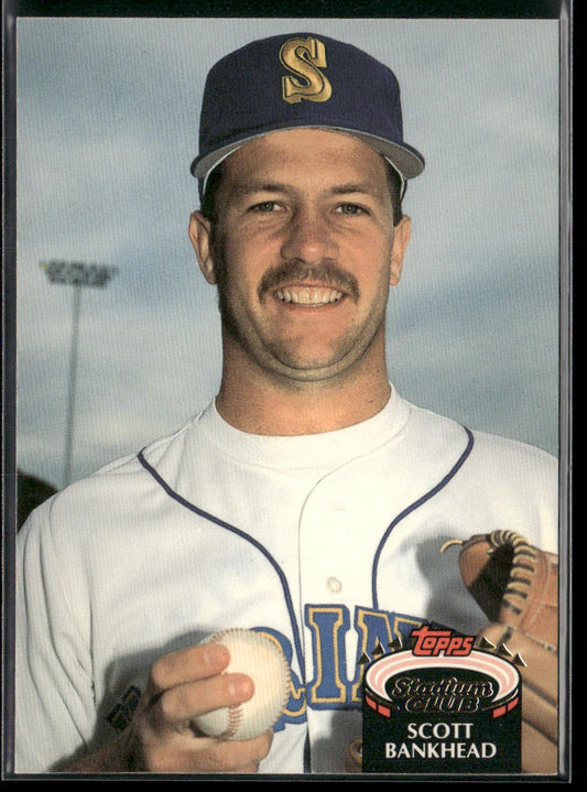 Scott Bankhead 1992 Stadium Club #375b Seattle Mariners