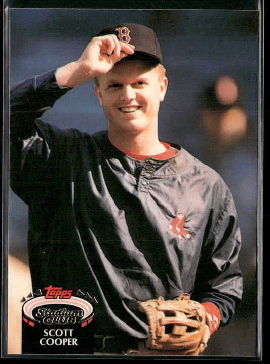 Scott Cooper 1992 Stadium Club #377 Boston Red Sox