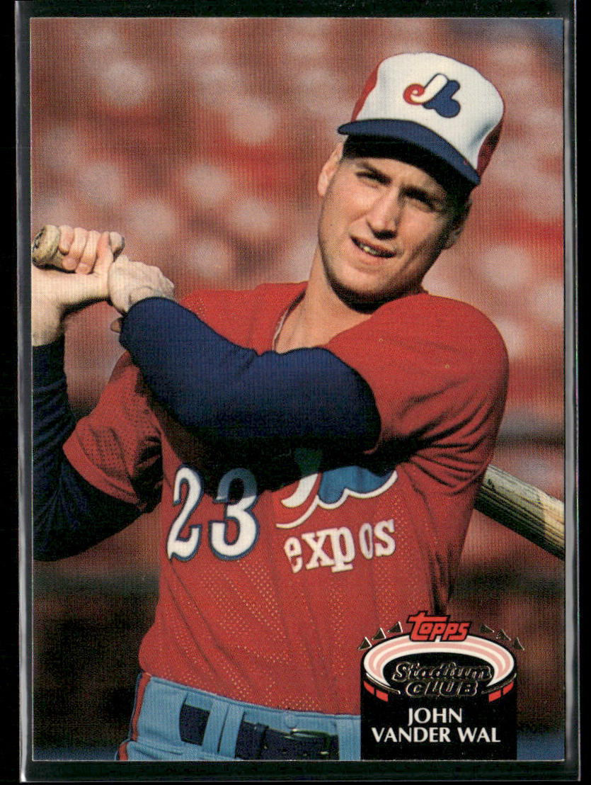 John Vander Wal 1992 Stadium Club #385 Montreal Expos