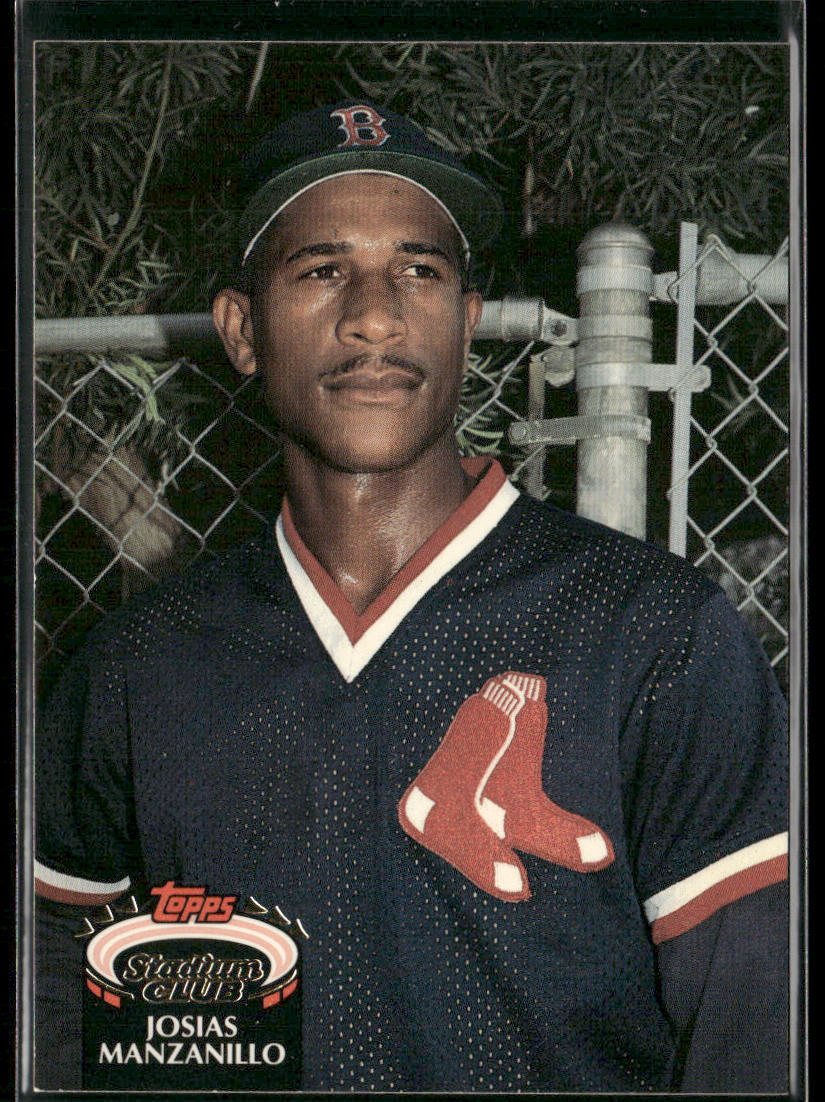 Josias Manzanillo 1992 Stadium Club #504b RC Boston Red Sox