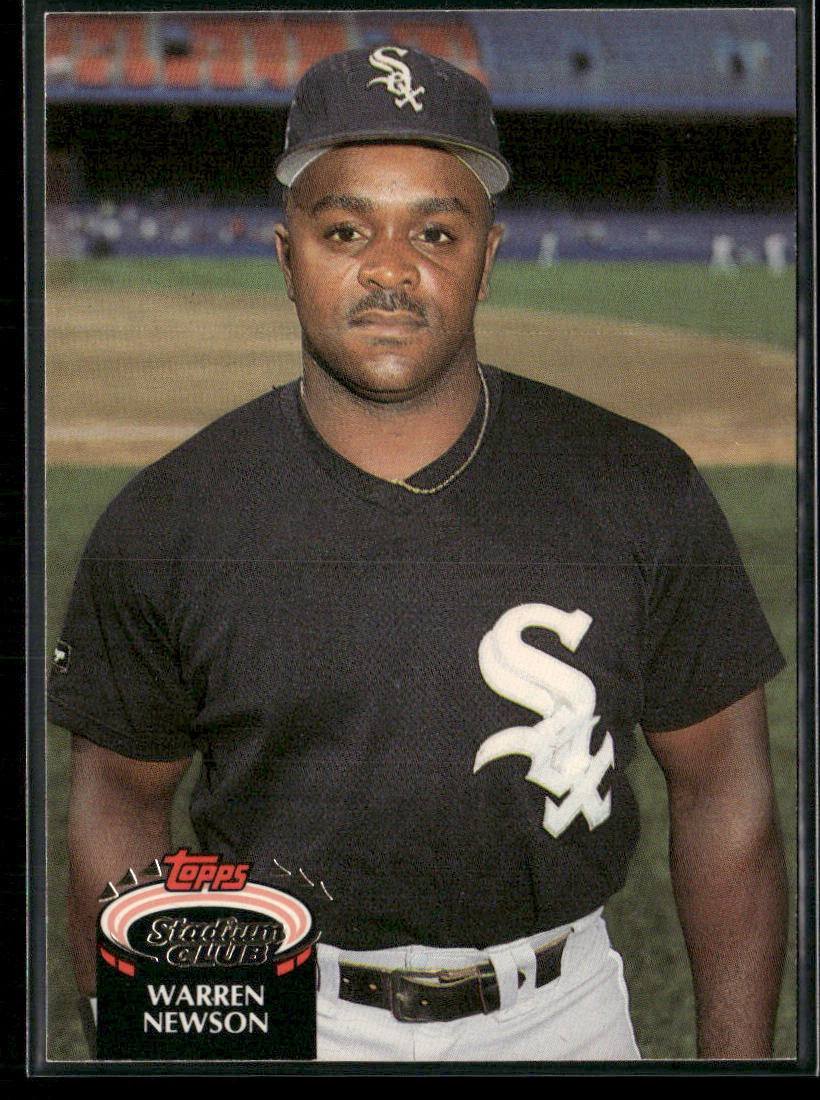 Warren Newson 1992 Stadium Club #512b RC Chicago White Sox