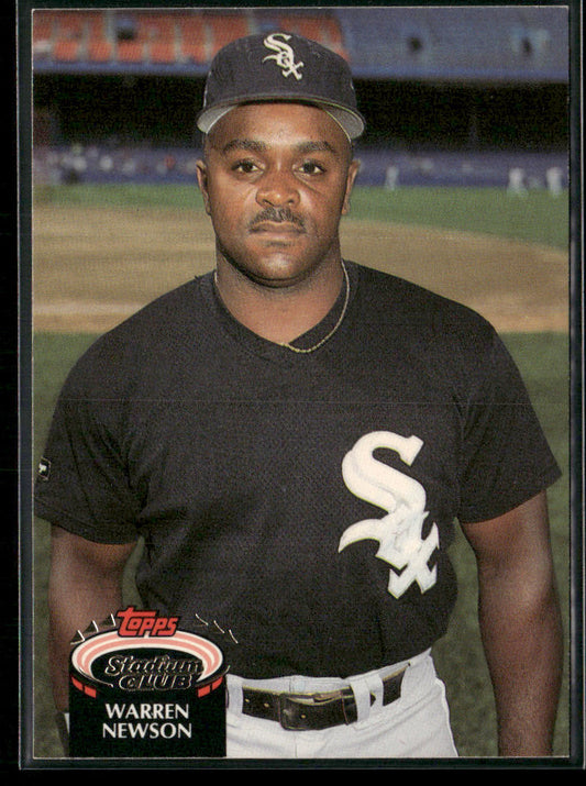 Warren Newson 1992 Stadium Club #512b RC Chicago White Sox