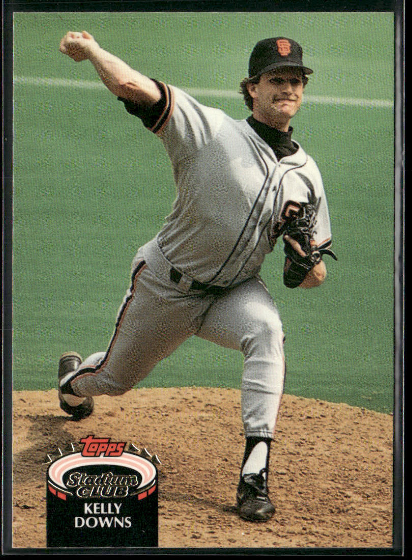 Kelly Downs 1992 Stadium Club #517b San Francisco Giants