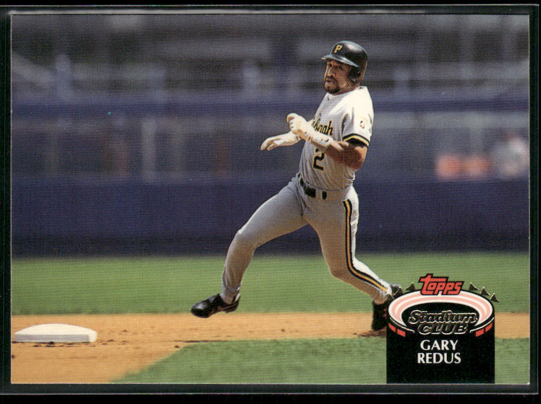 Gary Redus 1992 Stadium Club #524 Pittsburgh Pirates