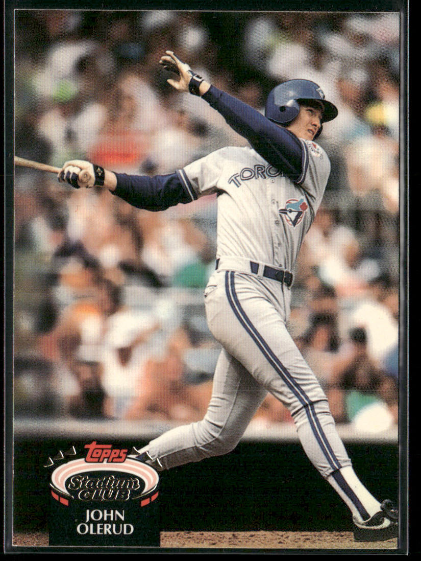 John Olerud 1992 Stadium Club #531b Toronto Blue Jays