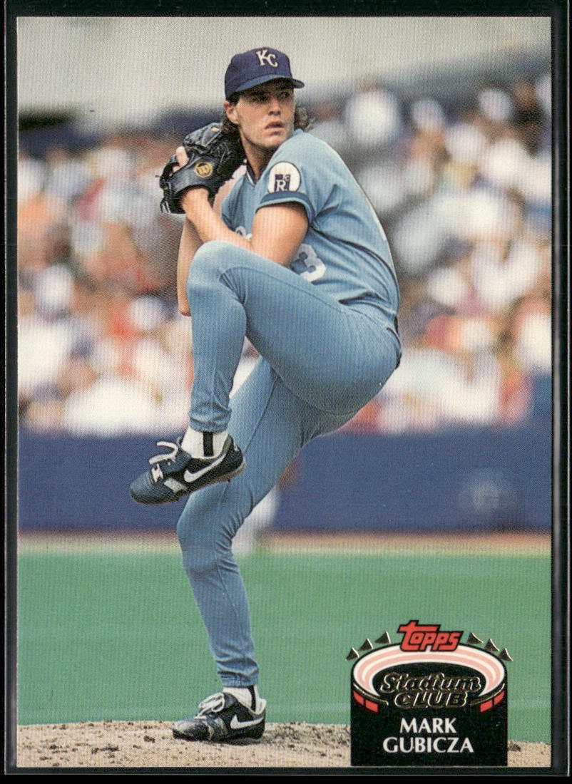 Mark Gubicza 1992 Stadium Club #542b Kansas City Royals
