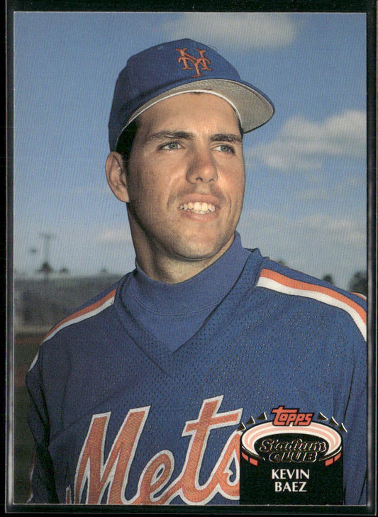 Kevin Baez 1992 Stadium Club #543 RC New York Mets
