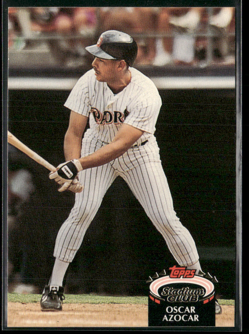 Oscar Azocar 1992 Stadium Club #552 San Diego Padres