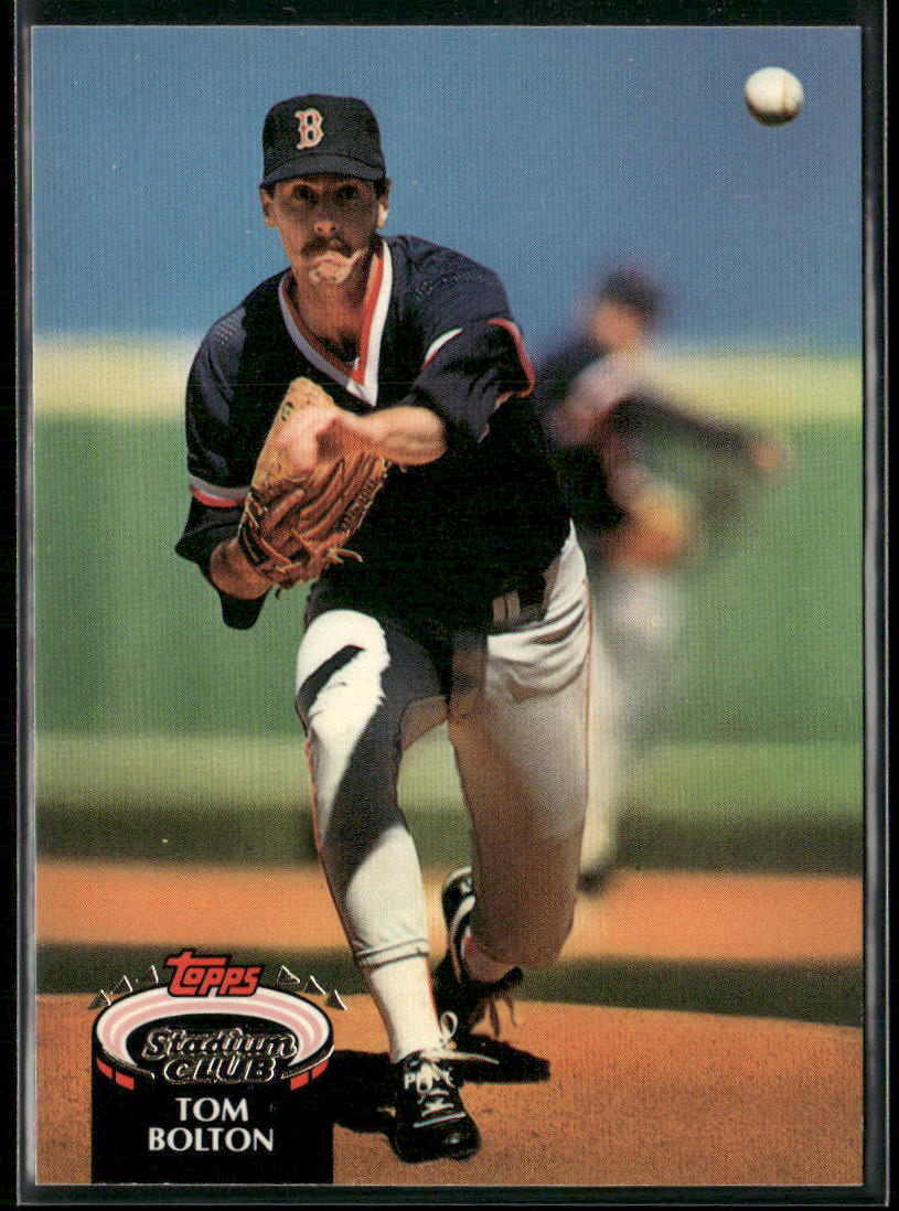 Tom Bolton 1992 Stadium Club #561 Boston Red Sox