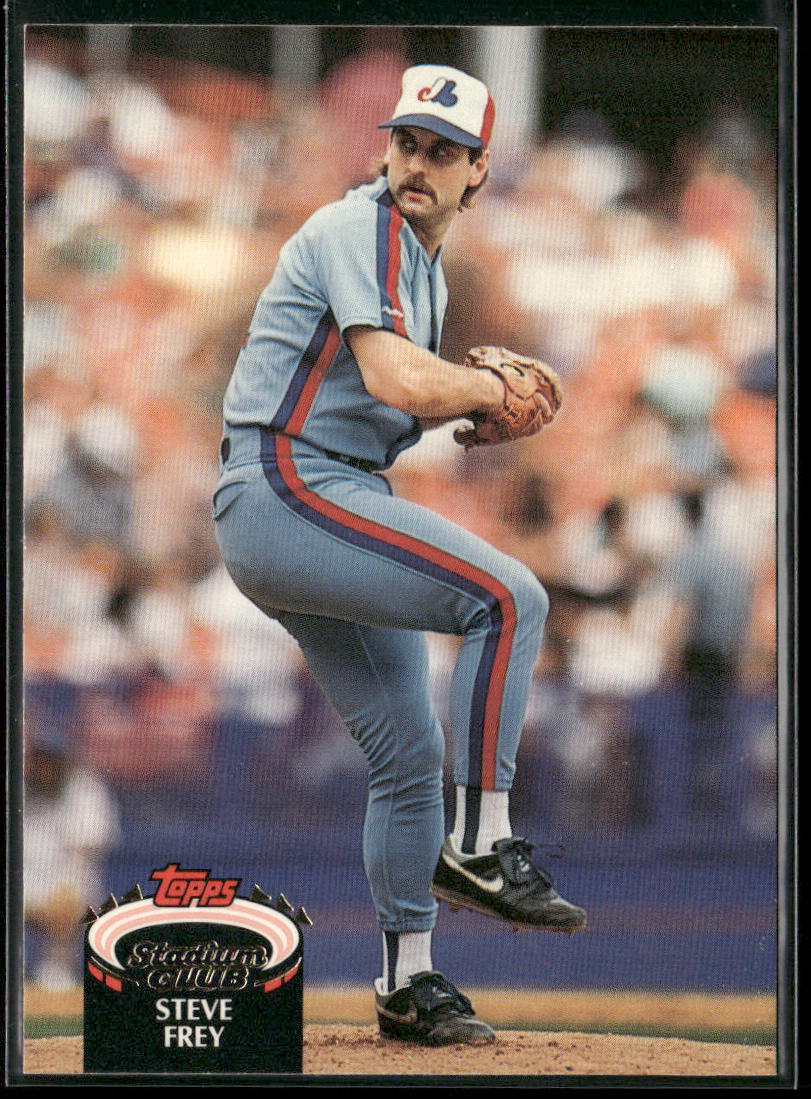 Steve Frey 1992 Stadium Club #572 Montreal Expos