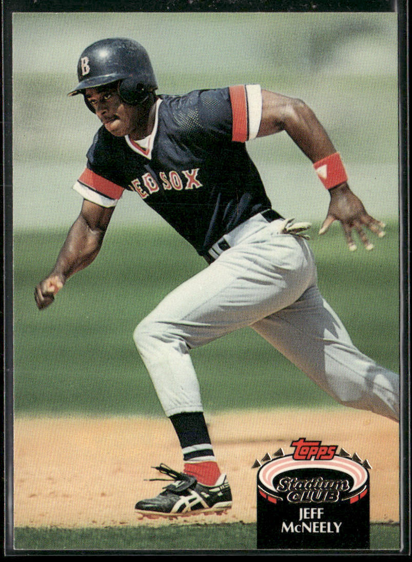 Jeff McNeely 1992 Stadium Club #577 Boston Red Sox