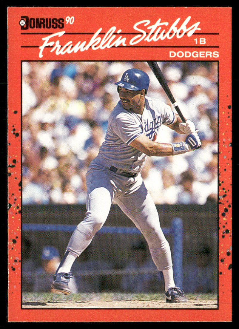 Franklin Stubbs 1990 Donruss #615b Los Angeles Dodgers