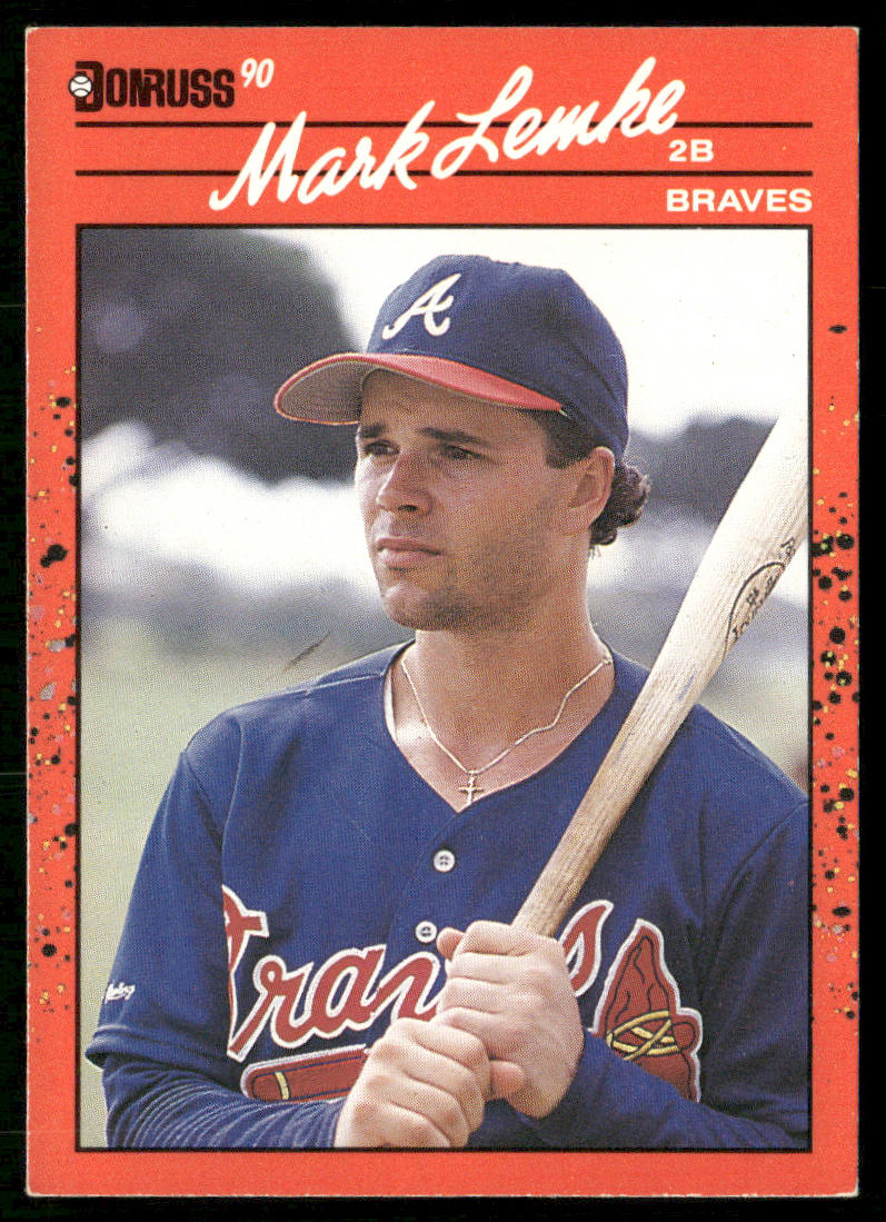 Mark Lemke 1990 Donruss #624 Atlanta Braves