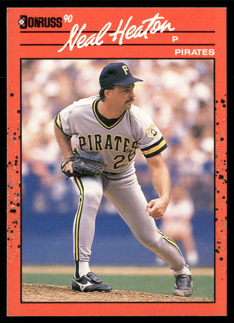 Neal Heaton 1990 Donruss #658b Pittsburgh Pirates