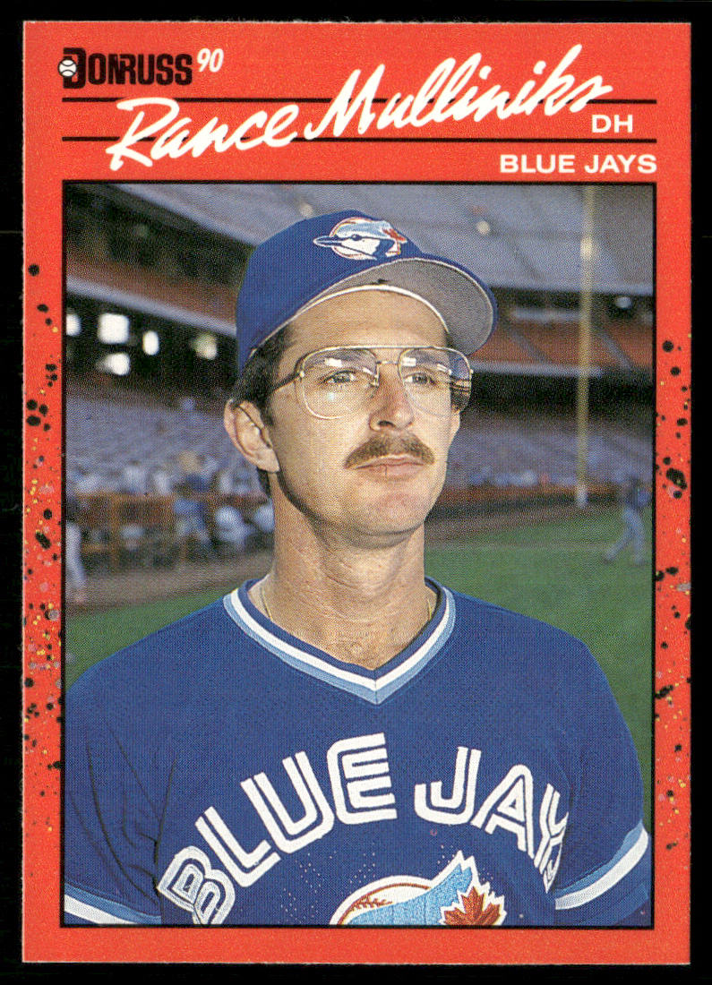 Rance Mulliniks 1990 Donruss #607c Toronto Blue Jays