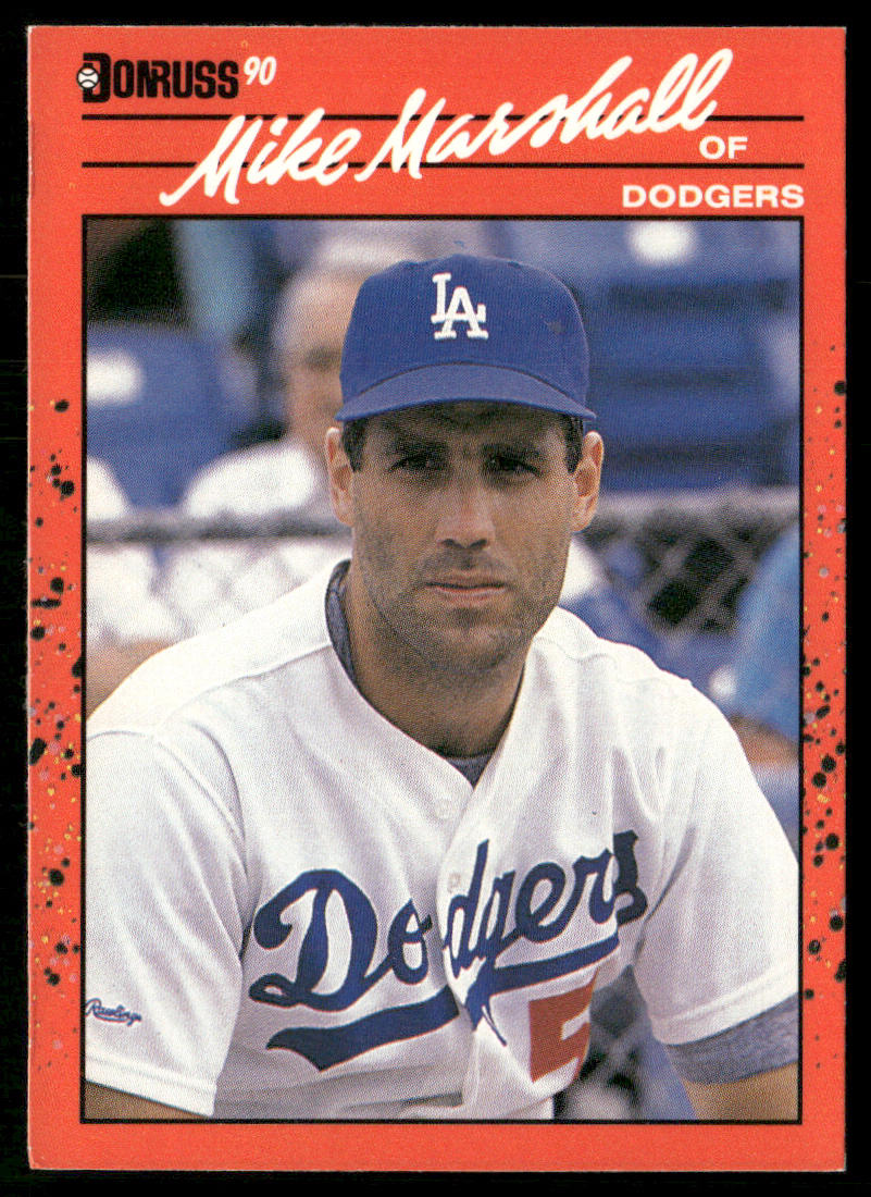 Mike Marshall 1990 Donruss #84b Los Angeles Dodgers
