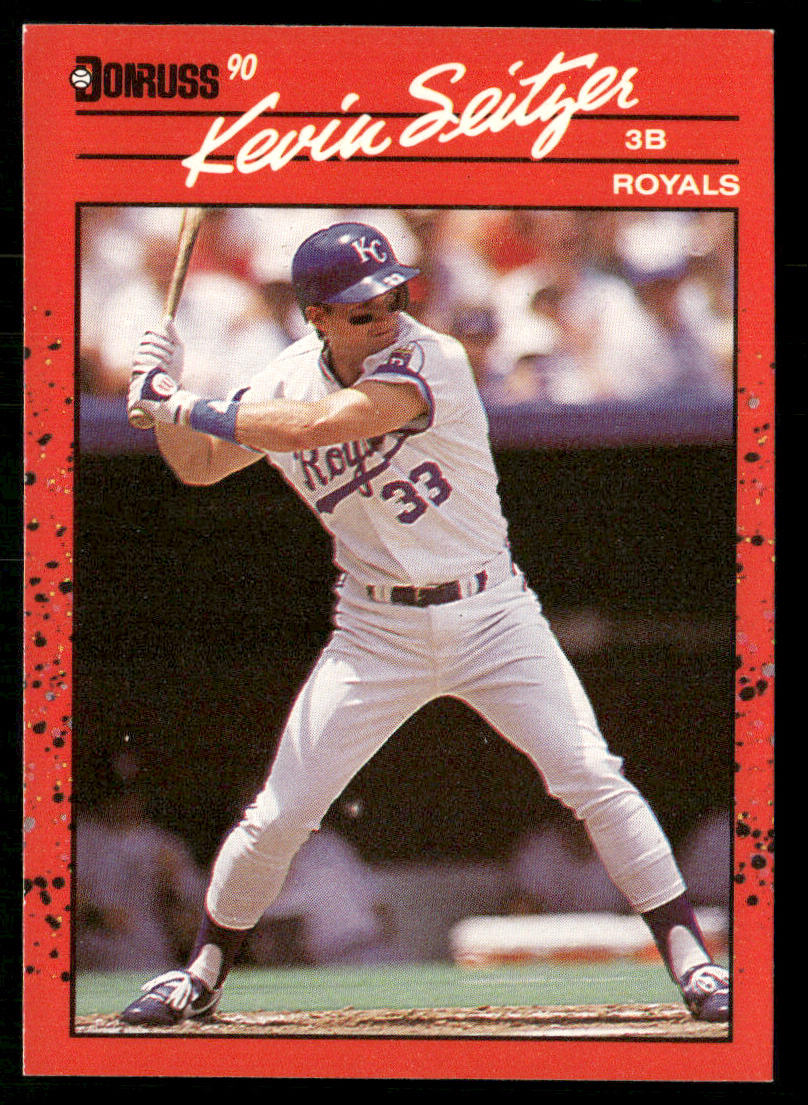 Kevin Seitzer 1990 Donruss #85b Kansas City Royals
