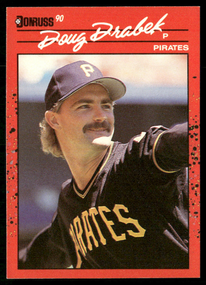 Doug Drabek 1990 Donruss #92b Pittsburgh Pirates