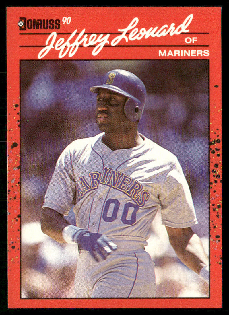 Jeffrey Leonard 1990 Donruss #93 Seattle Mariners
