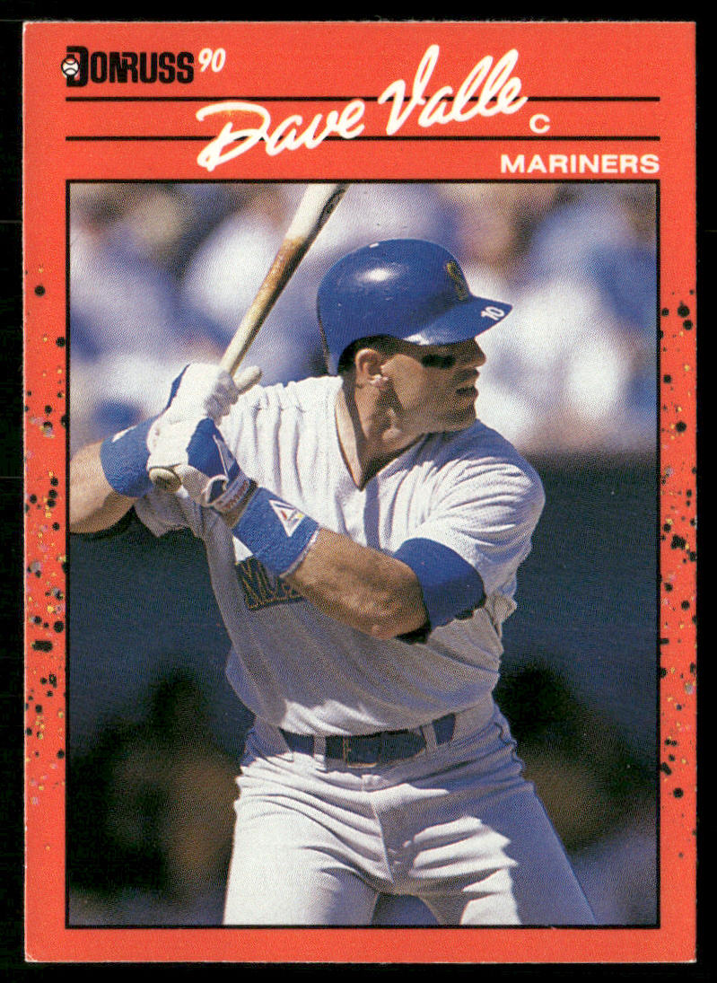Dave Valle 1990 Donruss #129b Seattle Mariners