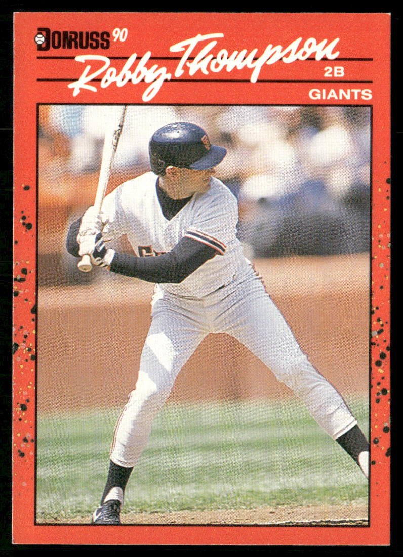 Robby Thompson 1990 Donruss #140b San Francisco Giants
