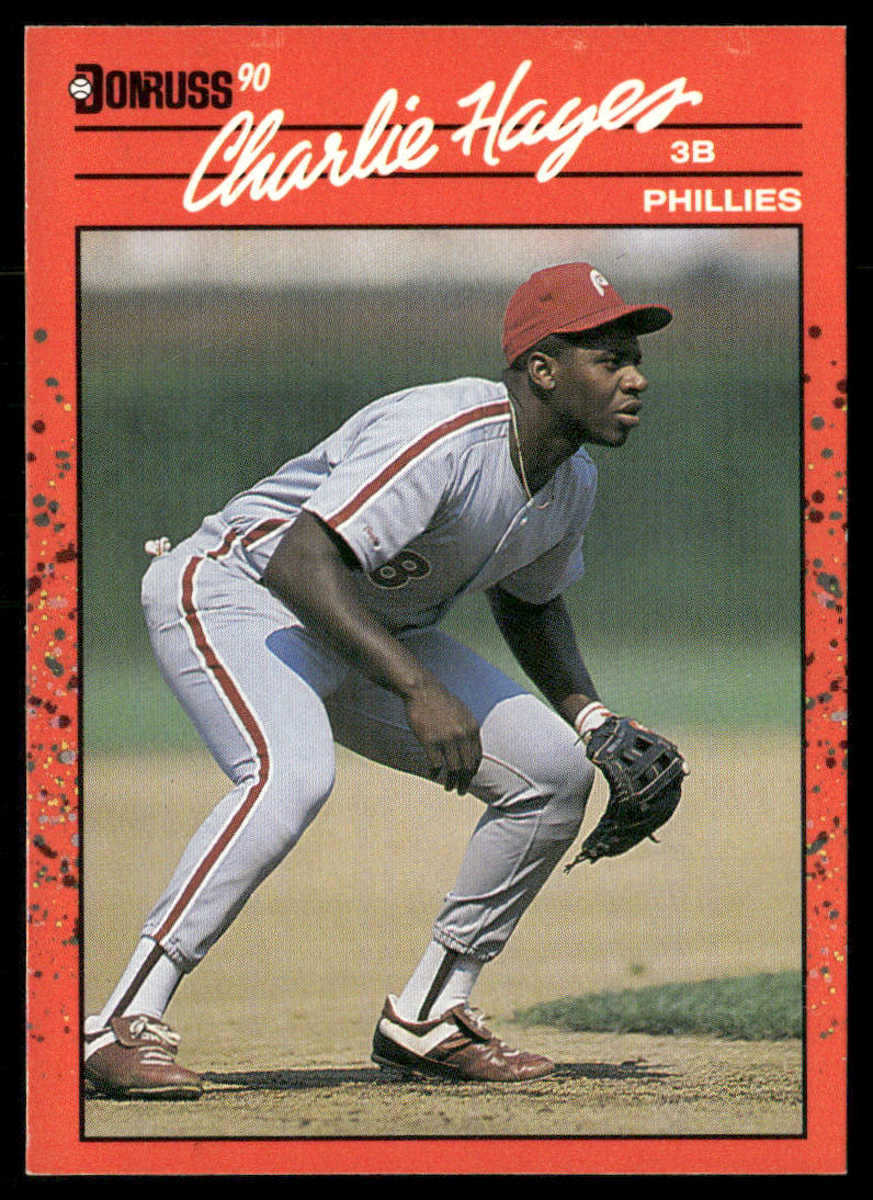 Charlie Hayes 1990 Donruss #548b Philadelphia Phillies