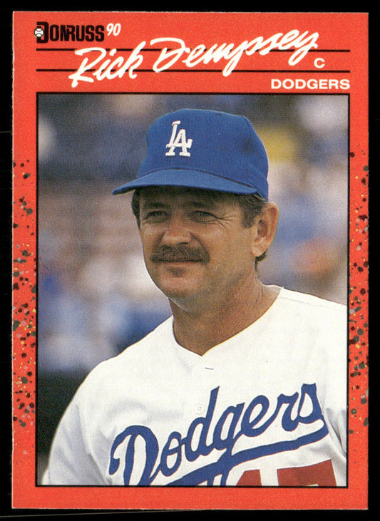 Rick Dempsey 1990 Donruss #557c Los Angeles Dodgers