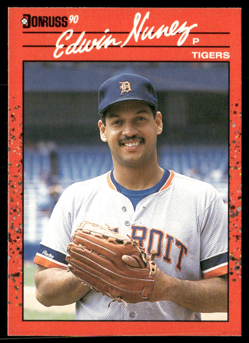 Edwin Nunez 1990 Donruss #563 Detroit Tigers