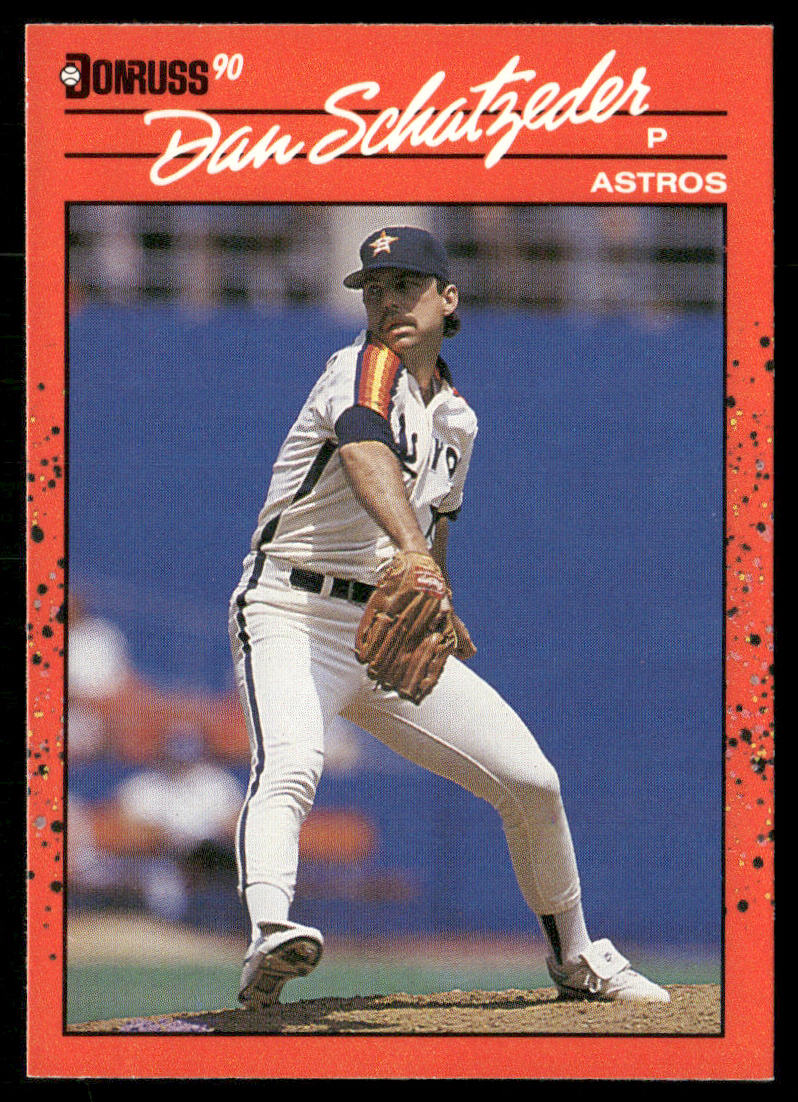 Dan Schatzeder 1990 Donruss #594b Houston Astros