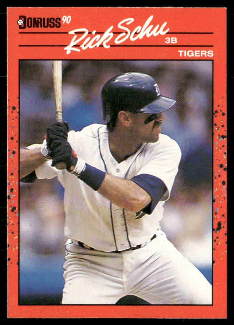 Rick Schu 1990 Donruss #599 Detroit Tigers