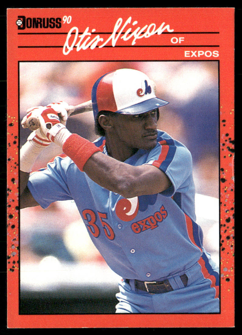 Otis Nixon 1990 Donruss #456 Montreal Expos