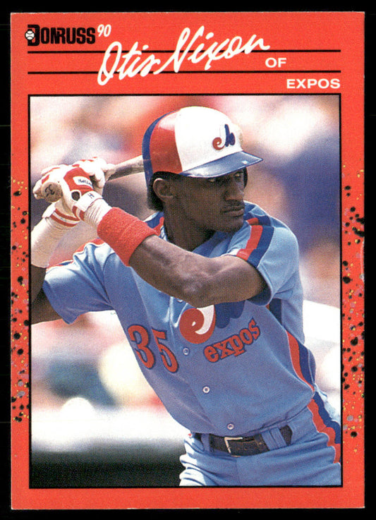 Otis Nixon 1990 Donruss #456 Montreal Expos