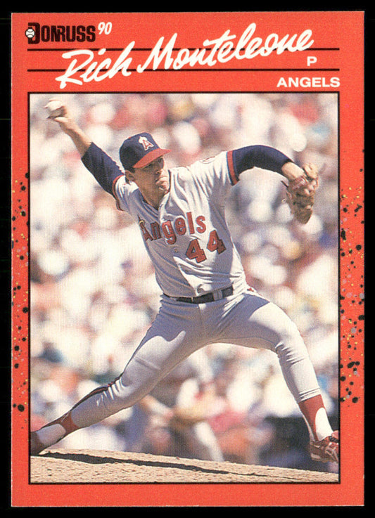 Rich Monteleone 1990 Donruss #462c California Angels